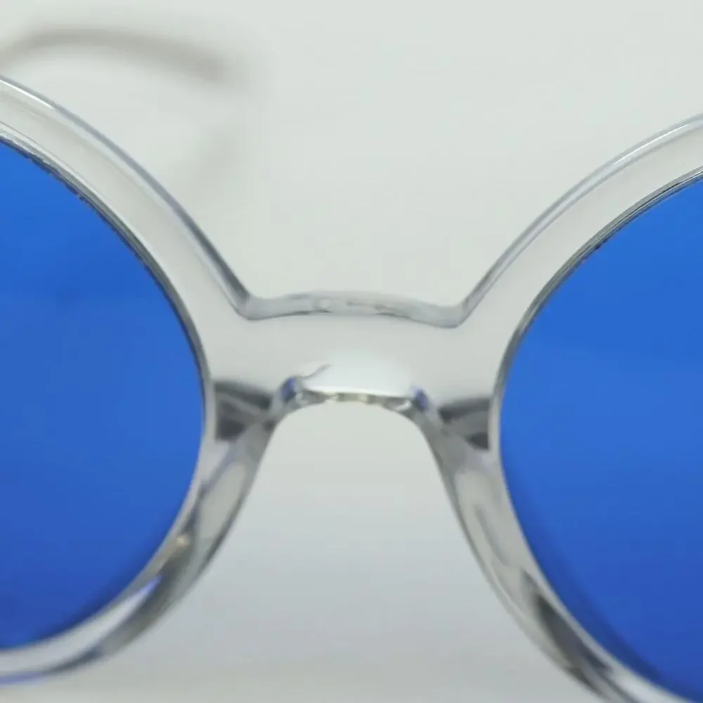 Chanel Sunglasses Clear 71287a CC White